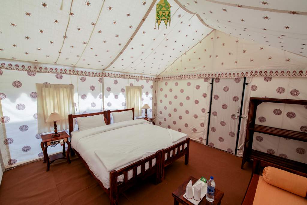 Luxurious Swiss Tent Accommodation - Desert Adventure Camp